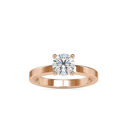 Petite 4 Prong Solitaire Engagement Ring