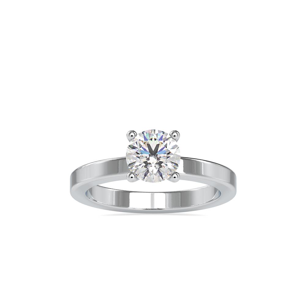 Petite 4 Prong Solitaire Engagement Ring