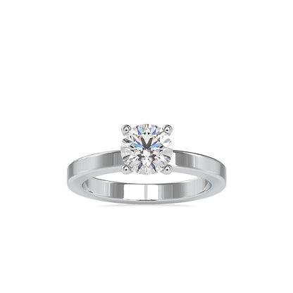 Petite 4 Prong Solitaire Engagement Ring