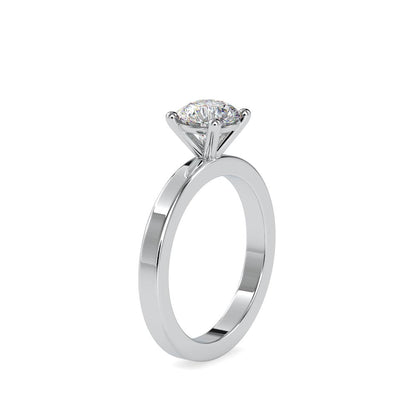 Petite 4 Prong Solitaire Engagement Ring