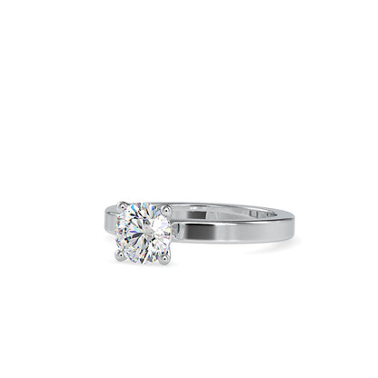 Petite 4 Prong Solitaire Engagement Ring