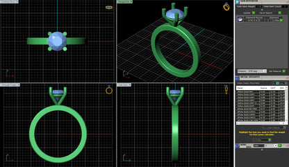 Petite 4 Prong Solitaire Engagement Ring