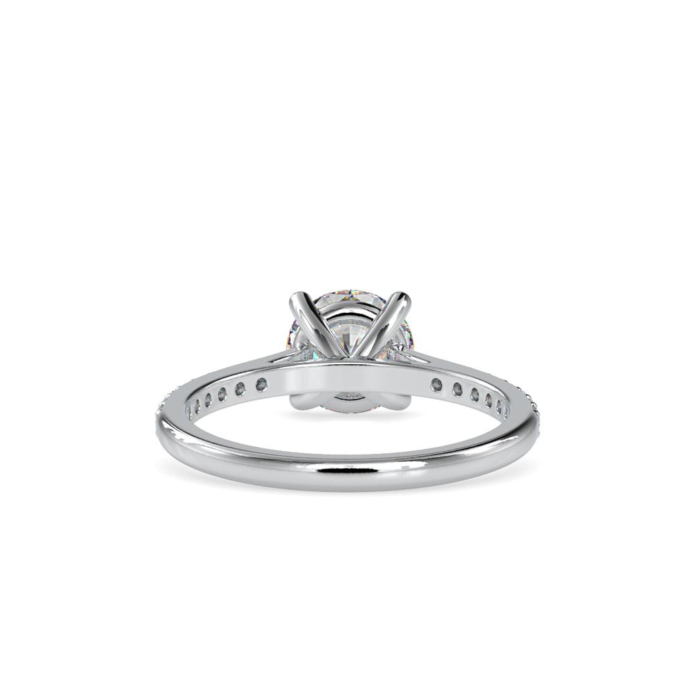 Petite 4 Prong Diamond Engagement Ring