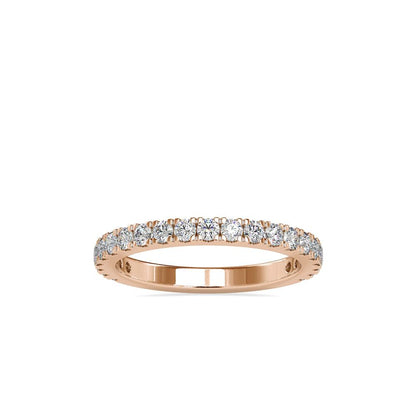 French Pave Diamond Wedding Ring