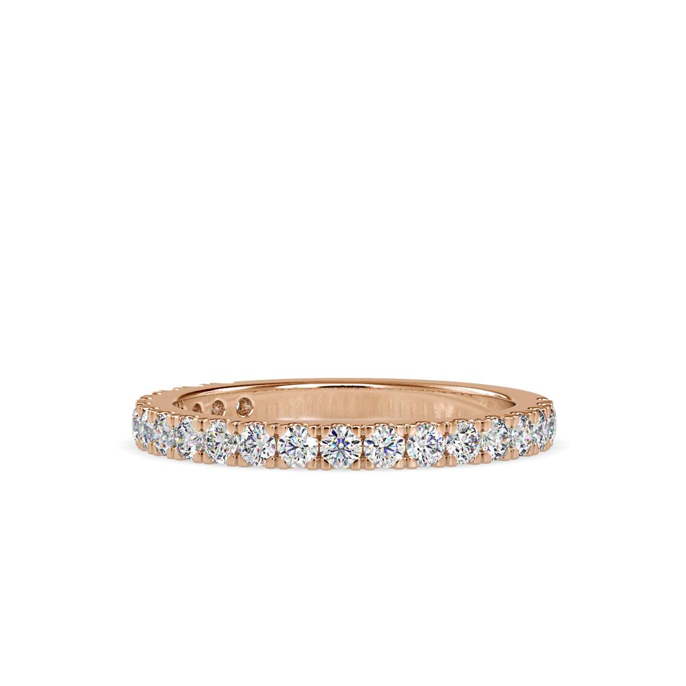 French Pave Diamond Wedding Ring