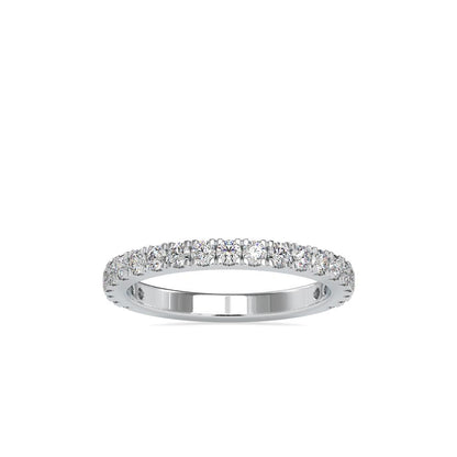 French Pave Diamond Wedding Ring