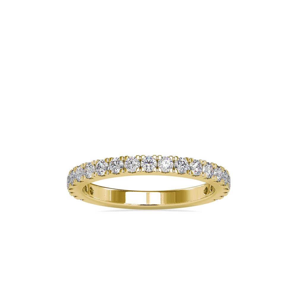 French Pave Diamond Wedding Ring