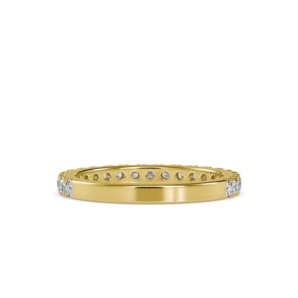 French Pave Diamond Wedding Ring