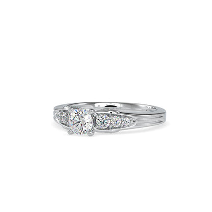 Vintage 4 Prong Diamond Engagement Ring