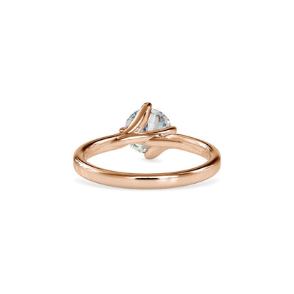 Round 4 Prong Twist Solitaire Engagement Ring