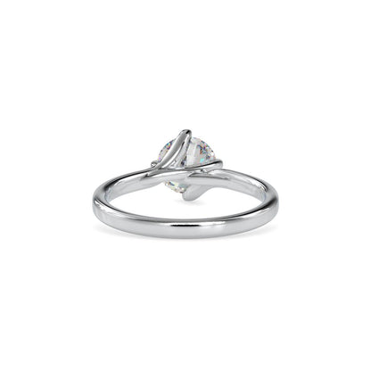 Round 4 Prong Twist Solitaire Engagement Ring