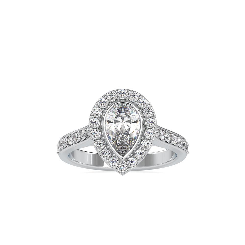 Pear Shape Diamond Engagement Ring