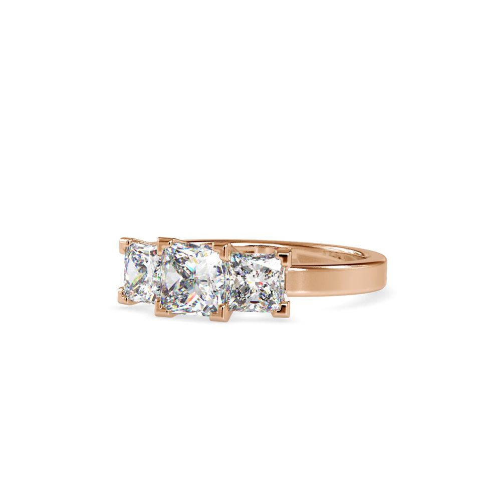 Princess 3-Stone Comfort Engagement Ring