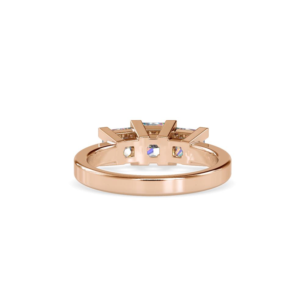 Princess 3-Stone Comfort Engagement Ring