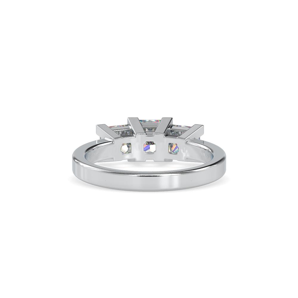 Princess 3-Stone Comfort Engagement Ring