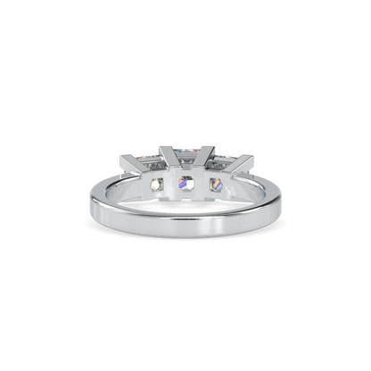 Princess 3-Stone Comfort Engagement Ring