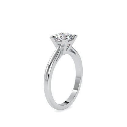 Princess V-Prong Petite Tapered Engagement Ring
