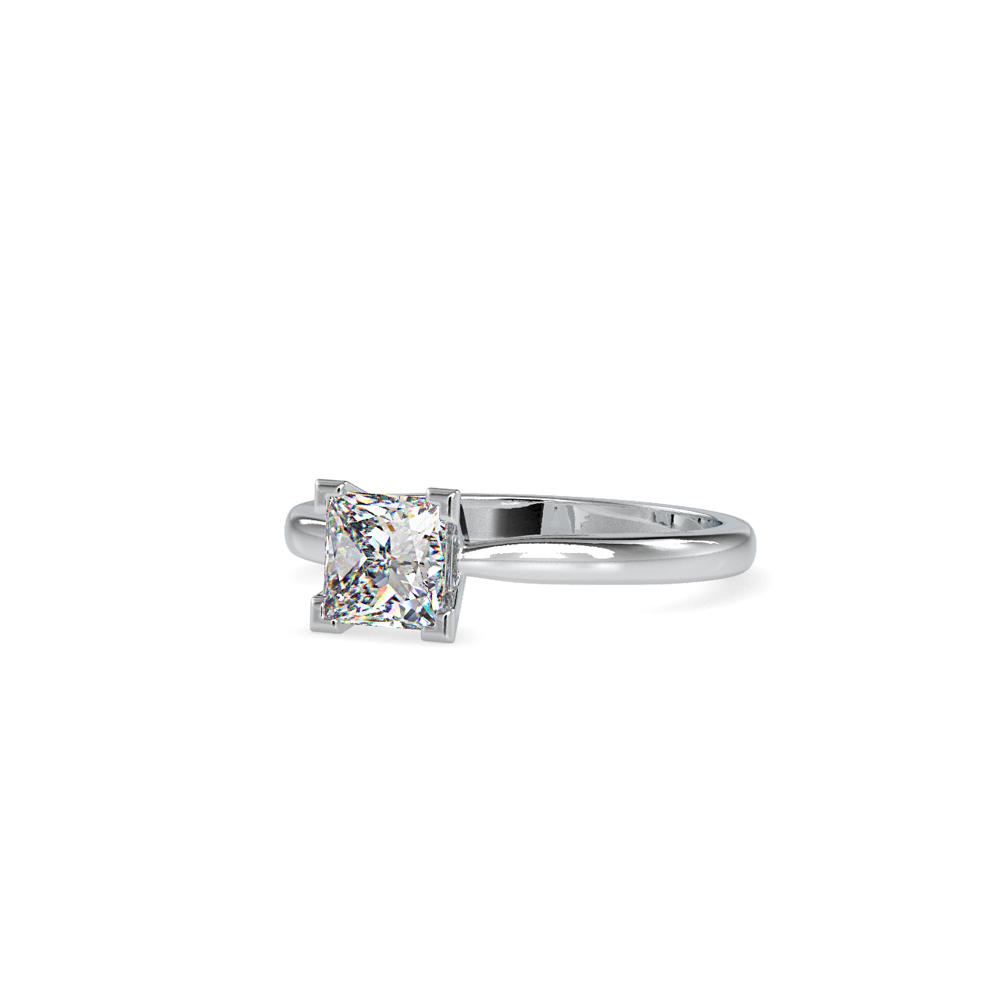 Princess V-Prong Petite Tapered Engagement Ring