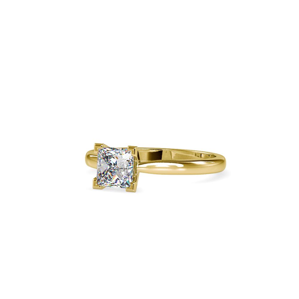 Princess V-Prong Petite Tapered Engagement Ring