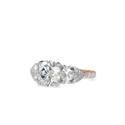 Three-Stone Diamond Engagement Ring