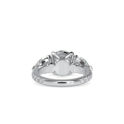 Three-Stone Diamond Engagement Ring