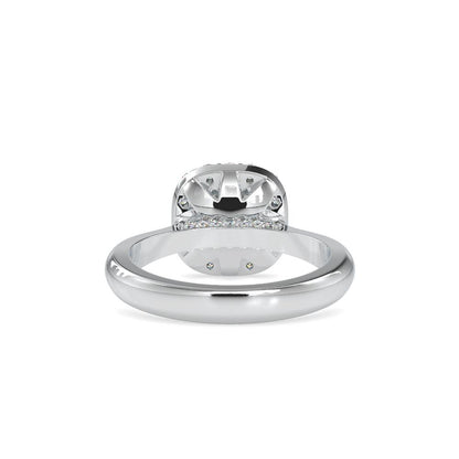 Round Halo Diamond Engagement Ring