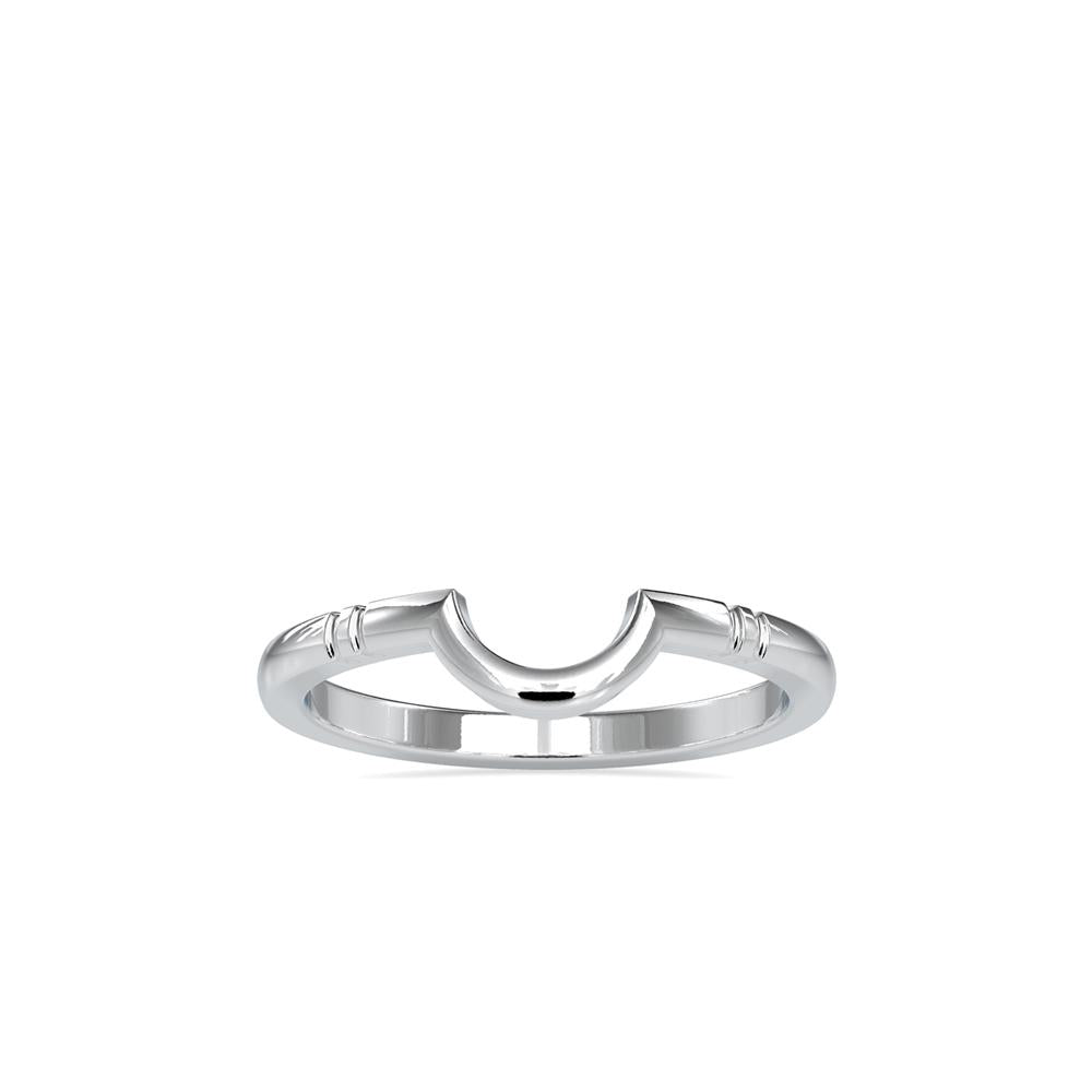 Petite Curved Wedding Ring