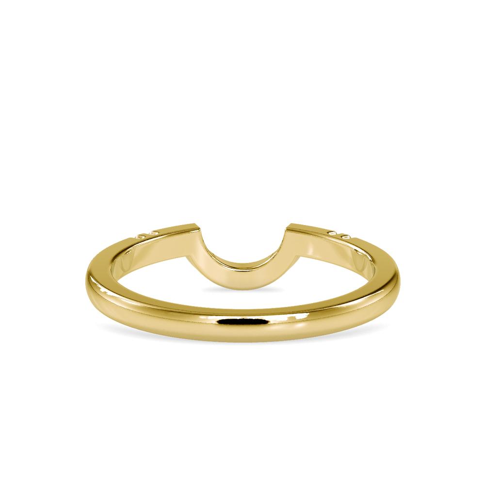 Petite Curved Wedding Ring