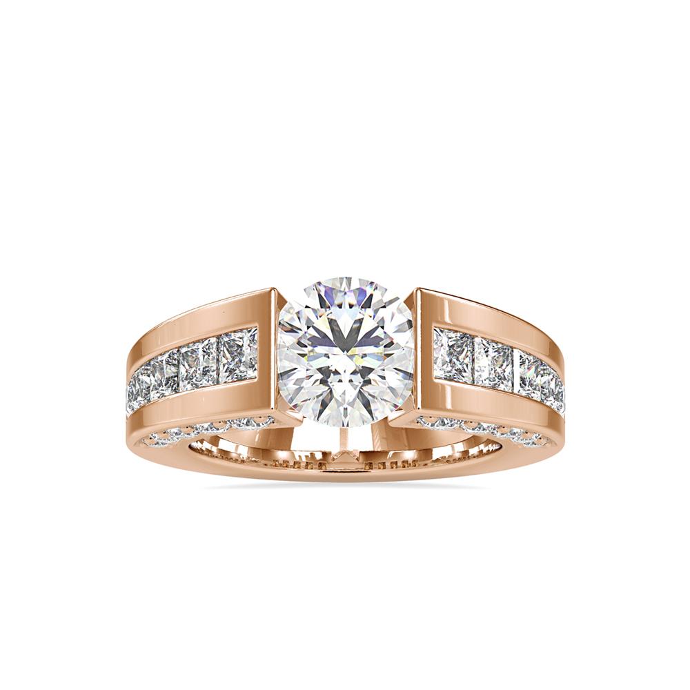 Tension Setting Dimaond Engagement Ring