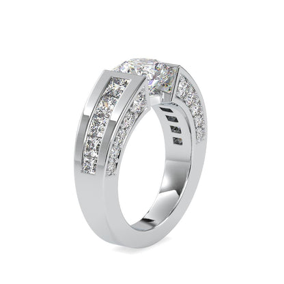 Tension Setting Dimaond Engagement Ring