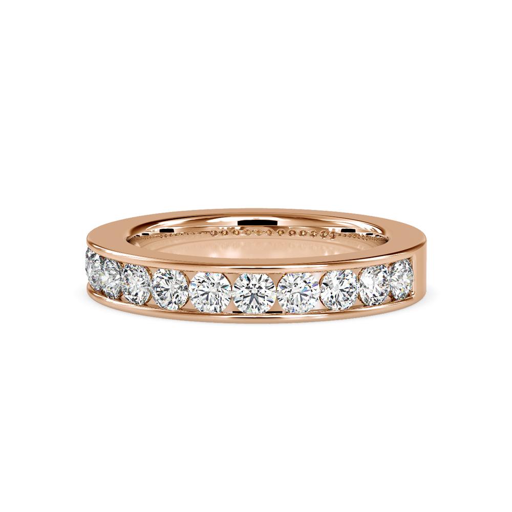 Petite Channel Set Diamond Wedding Ring