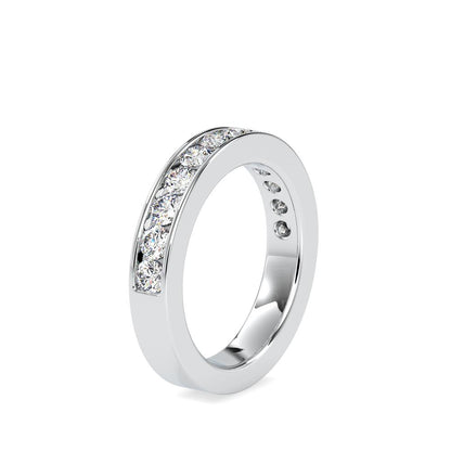 Petite Channel Set Diamond Wedding Ring