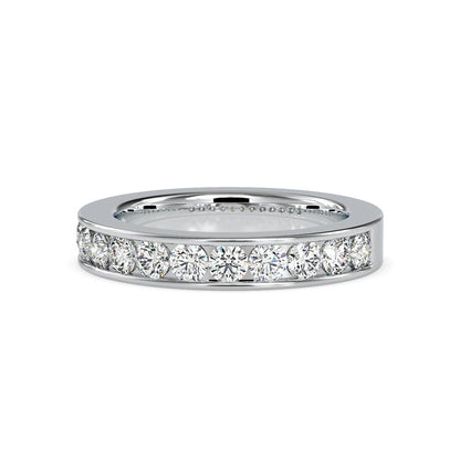 Petite Channel Set Diamond Wedding Ring