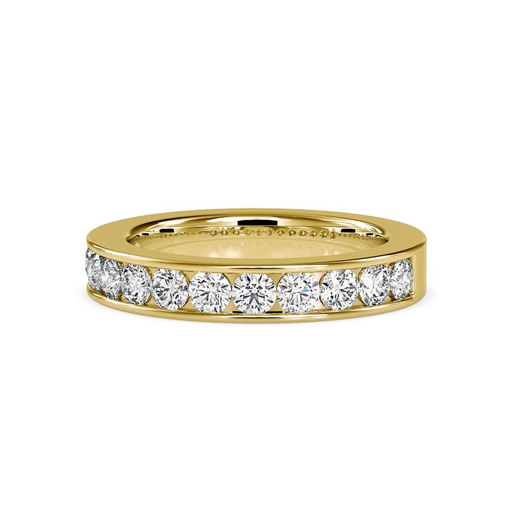 Petite Channel Set Diamond Wedding Ring