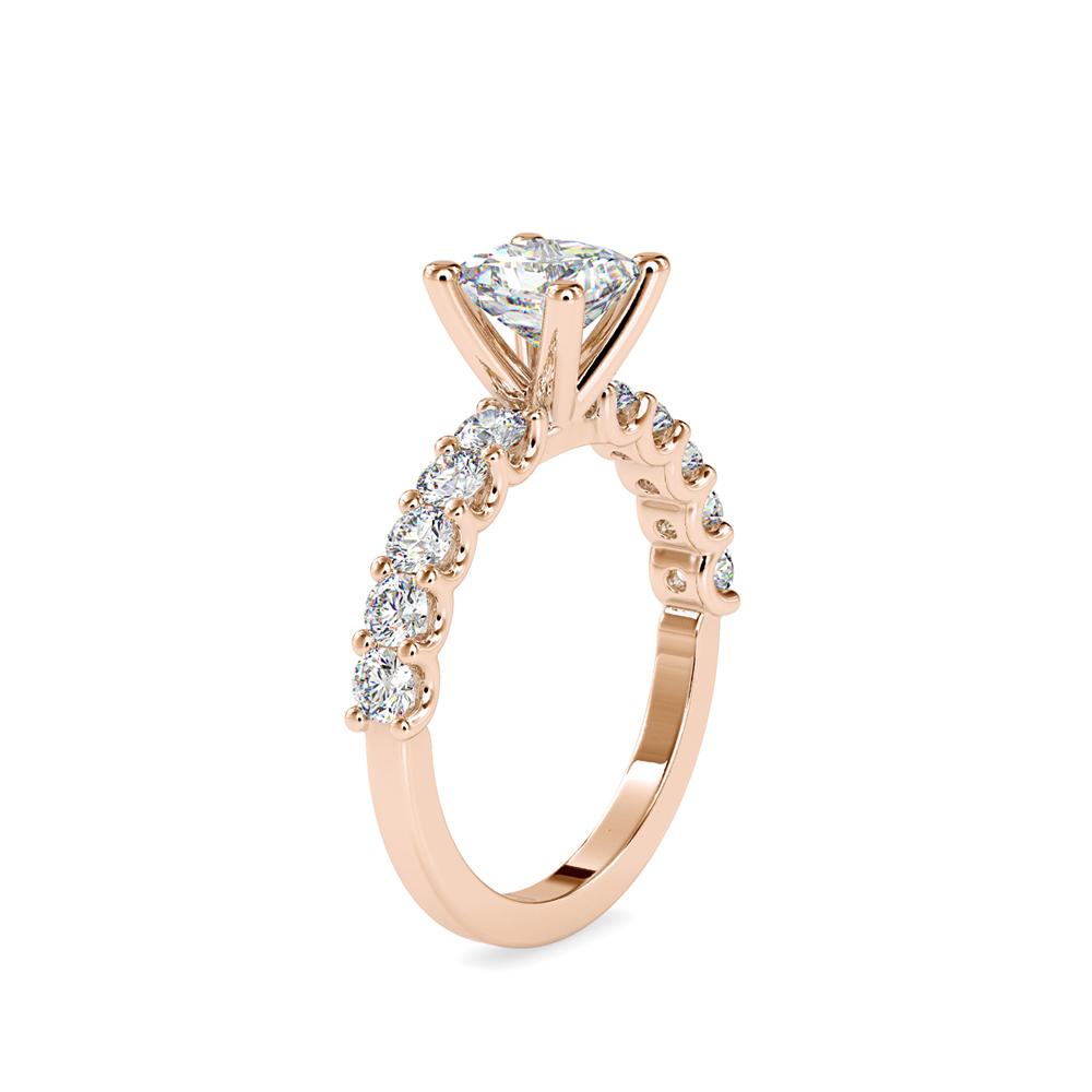 Princess Diamond Solitaire Engagement Ring
