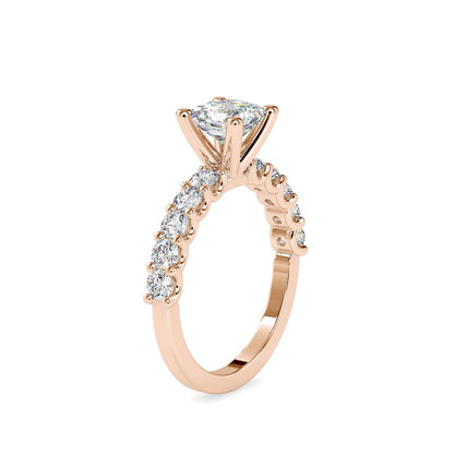 Princess Diamond Solitaire Engagement Ring