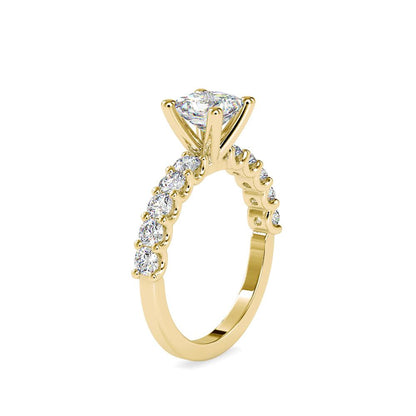 Princess Diamond Solitaire Engagement Ring