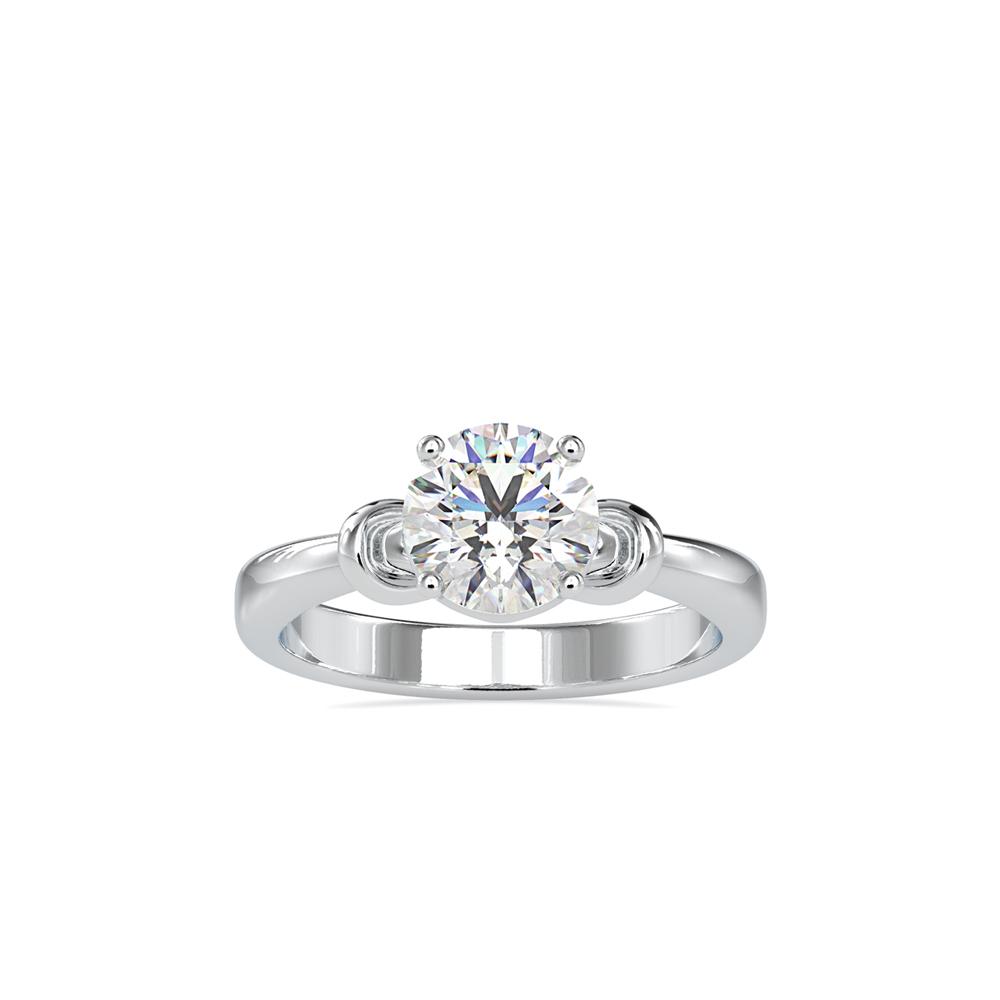 4 Prong Fancy Setting Solitaire Engagement Ring