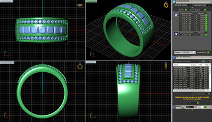 Vintage Channel Set Diamond Ring