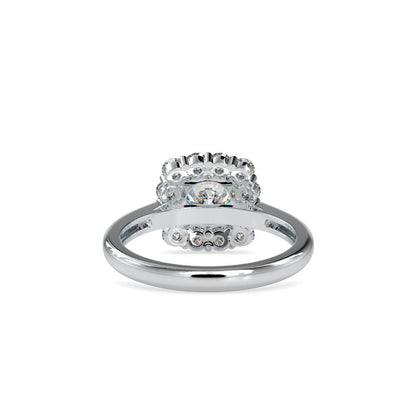 Round Halo Diamond Engagement Ring