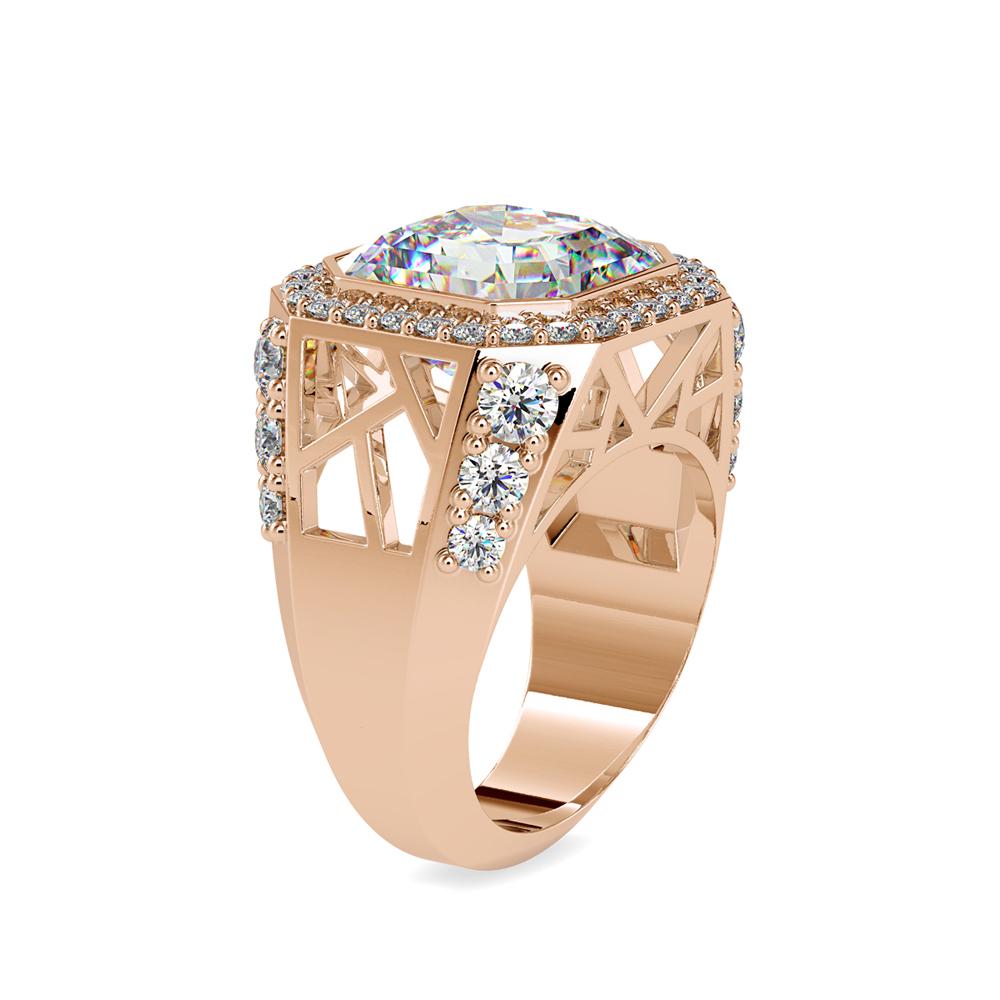 Bold Unisex Diamond Statement Ring