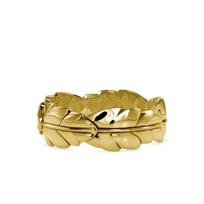 Laurel Leaf Band with Cluster