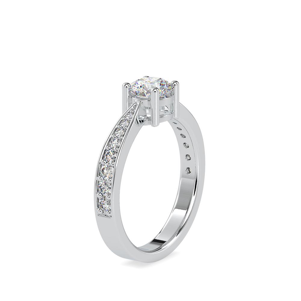 Ski Tip Sensation Engagement Ring