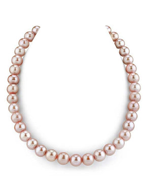 12-13mm Pink Freshwater Pearl Necklace - AAA Quality