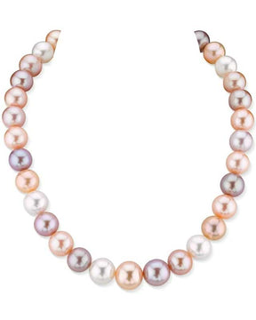 12-13mm Freshwater Multicolor Pearl Necklace - AAA Quality