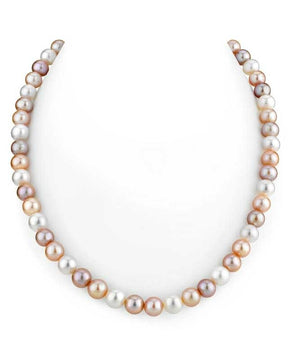 7-8mm Freshwater Multicolor Pearl Necklace - AAA Quality