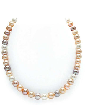 8-9mm Freshwater Multicolor Pearl Necklace - AAA Quality