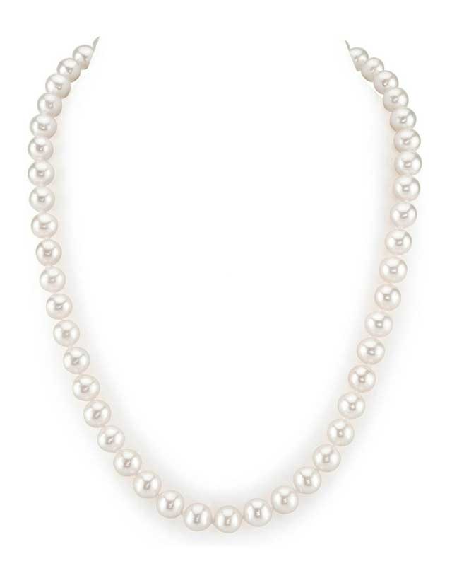 8-9mm-White-Freshwater-Pearl-Necklace---AAA-Quality