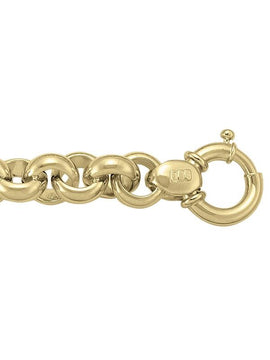 N2510 - YELLOW GOLD HOLLOW FANCY ROLO