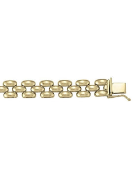 N2603 - YELLOW GOLD HOLLOW FANCY LINK